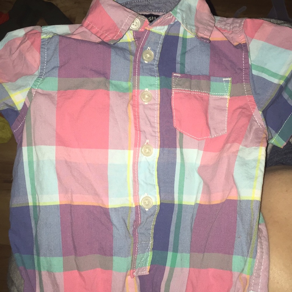 Button down onesie